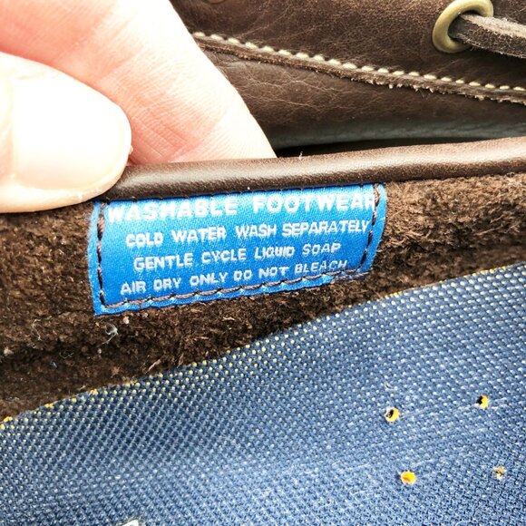 ROCKPORT Washable Brown Leather Boat Shoes Loafers Mens 9.5 - Picture 8 of 10